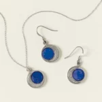 Blue Moon Crescent Necklace 4