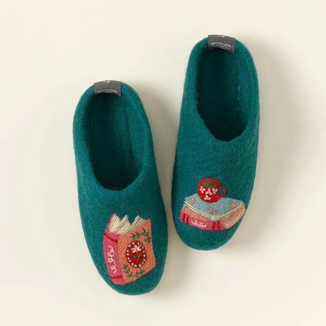 Book Lover's Slippers