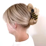 Butterfly & Bee Hand Painted Hair Clip 1