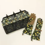 Floral Garden Bucket Caddy & Arm Saver Gloves 1