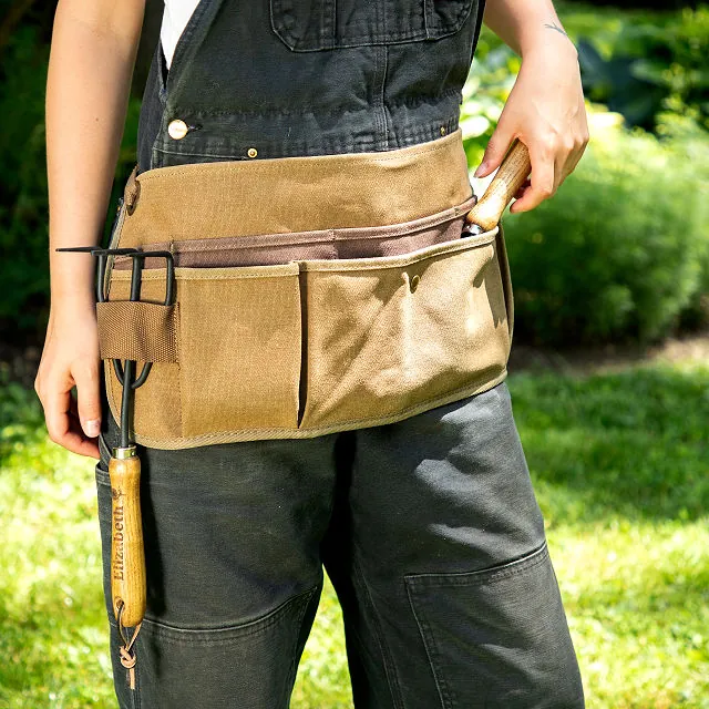 Gardener's Waxed Canvas Tool Belt