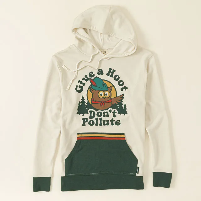 Give A Hoot Don't Pollute Hoodie 1