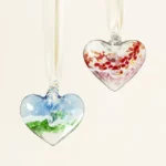 Glass Heart Window Charm