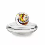 Glass Rainbow Marble Spinner 1