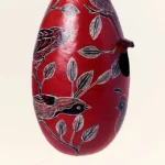 Handcarved Gourd Bird House 2