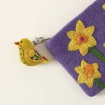 Handmade Felt Pouch With Charm 1