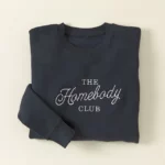 Homebody Club Embroidered Sweatshirt