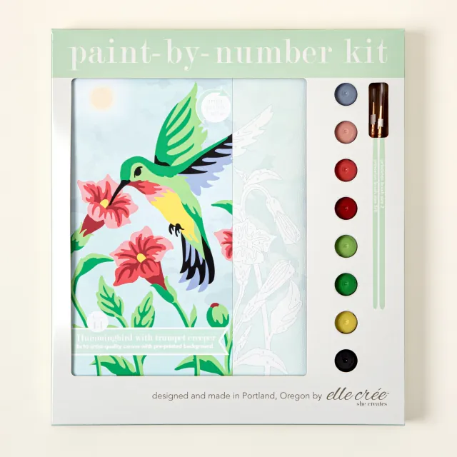 Hummingbird Paint-by-number Kit