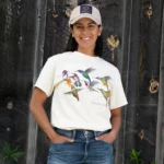 Hummingbird Watcher's Cheat Sheet T-shirt 3