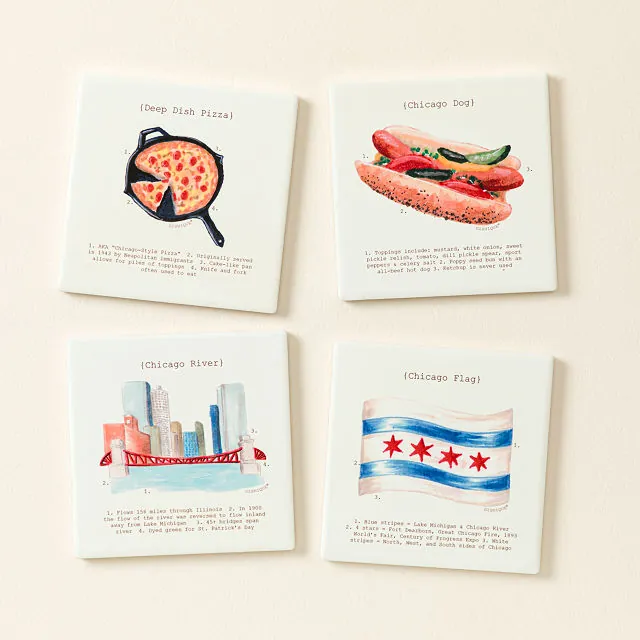 Icons Of Your City Coasters