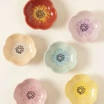 Little Flower Snack Bowls - Set Of 6