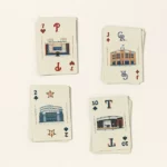 Mlb Stadium Illustration Playing Cards 1