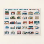 Mlb Stadium Illustration Poster 1