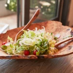 One Of A Kind Olive Wood Salad Bowl 1