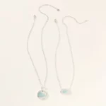 Raw Aquamarine Glacier Necklace 1`