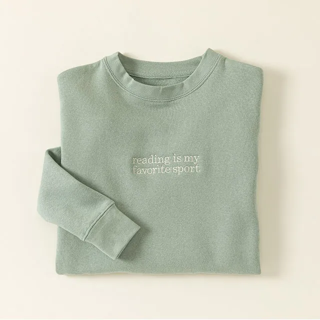 Reading Is My Favorite Sport Sweatshirt 5