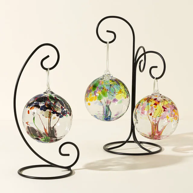 Recycled Glass Tree Globes - Relationships