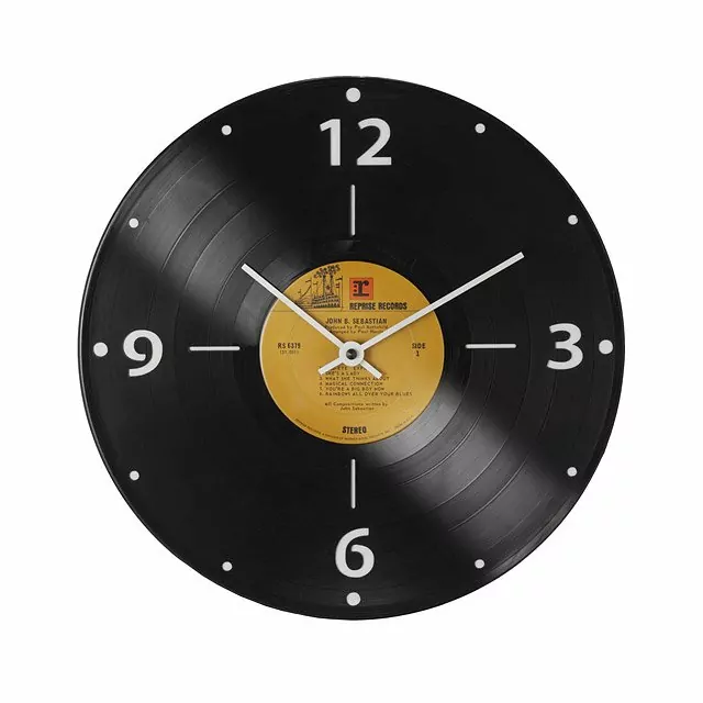 Rock And Roll Record Clock