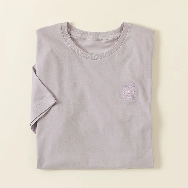 Secretly Cool Aunt Club Embroidered Tee