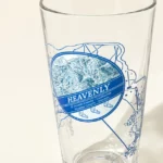 Ski Resort Map Glass 1