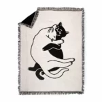 Snuggle Cat Throw Blanket