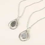 Sparkle & Shine Druzy Drop Necklace 1