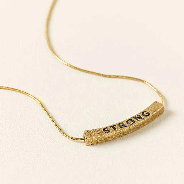 Strong Inside And Out Necklace