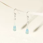 Sun-melted Glass Droplet Earrings