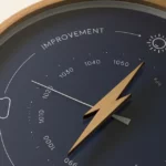 Weather Changing Barometer Clock 1