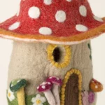 Whimsical Mushroom Bird Nester 2