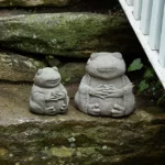 Zen Frog Garden Sculpture