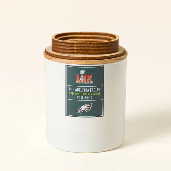 Eagles Super Bowl Lix Champions Candle 2