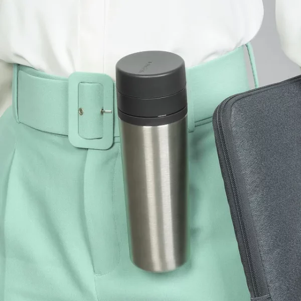 Insulated Travel Tumbler With Clip Handle 3