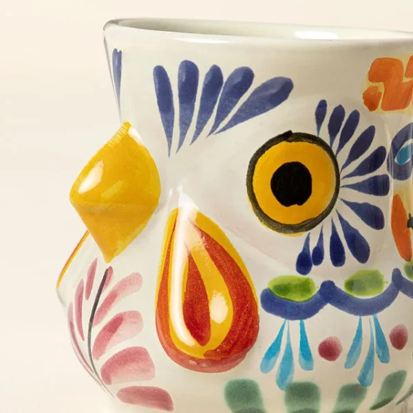 Majolica Rooster Mug 2