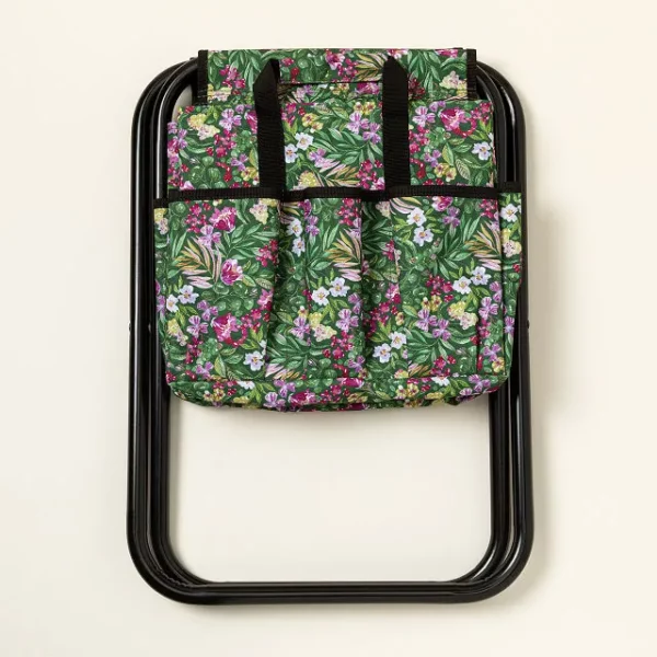 Blooming Floral Gardener's Tool Seat 3