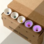 Ceramic Bee Drinking Cup - Set Of 5 3
