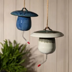 Ceramic Hummingbird Feeders