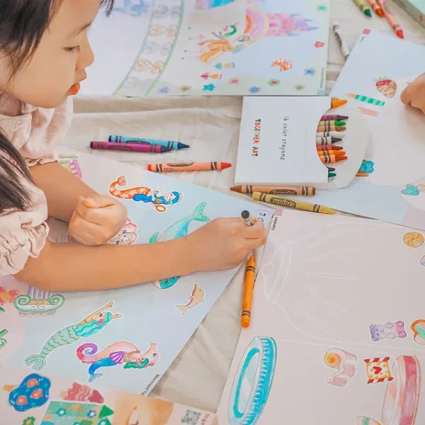 Color Your Own Storytelling Sticker Sets 3