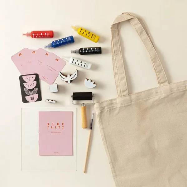 Diy Block Printed Tote Kit 2