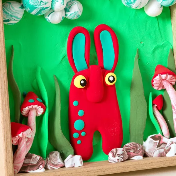 Diy Fantastical World Clay Shadow Box Kit 1