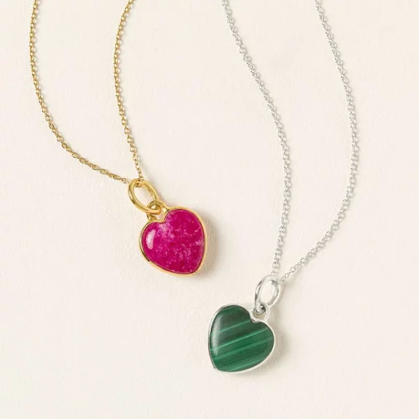 Gemstone Heart Intention Necklace 1