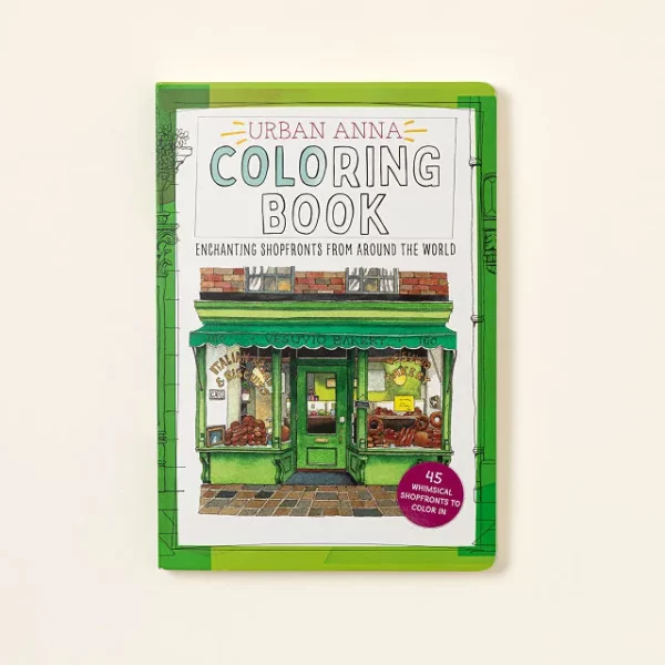 Global Shopfronts Wanderlust Coloring Book