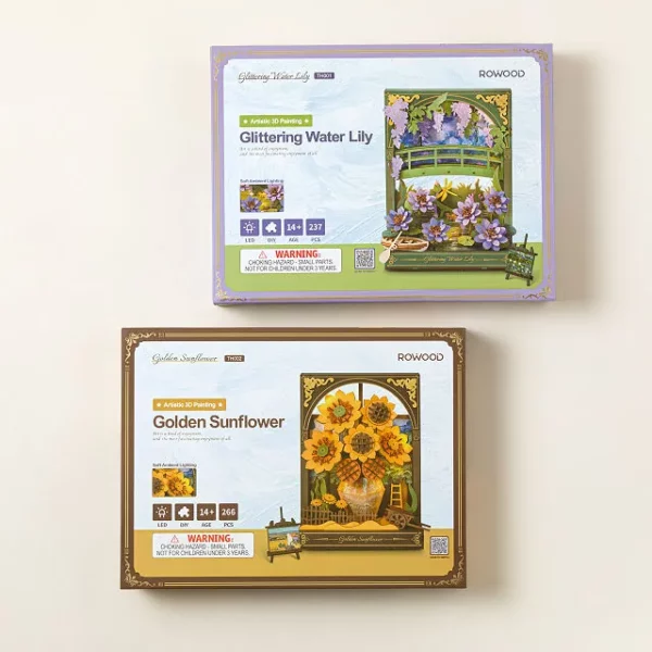 Masterpiece In Bloom Illuminated Building Kit 3