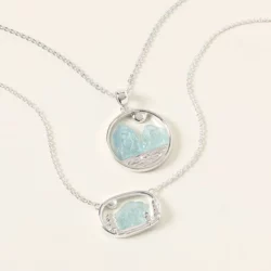 Raw Gemstone Glacier Necklace
