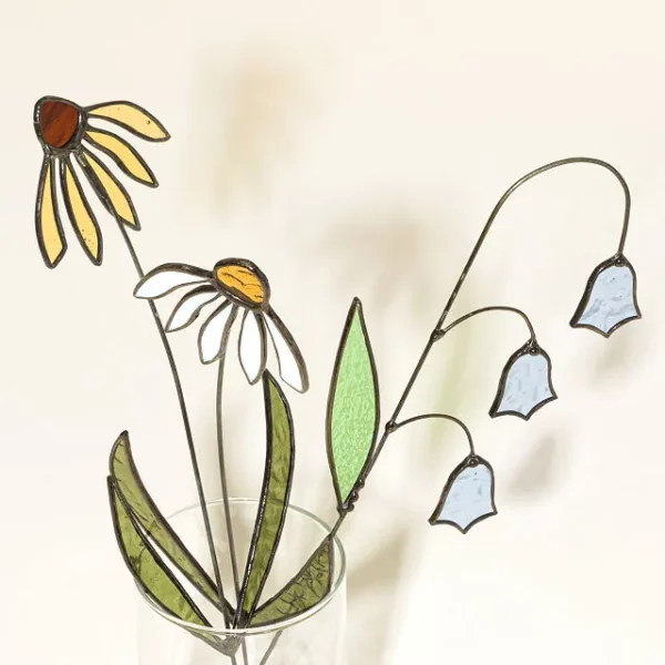 Stained Glass Floral Stem 1