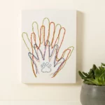 Stitched Together Diy Family Handprint Kit 1