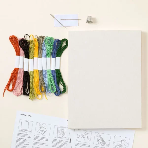 Stitched Together Diy Family Handprint Kit 2