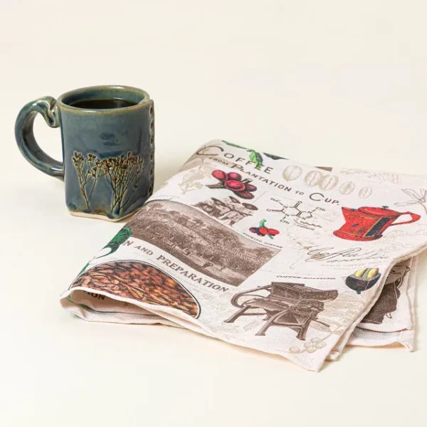 The Science Of Coffee Dish Towel 2