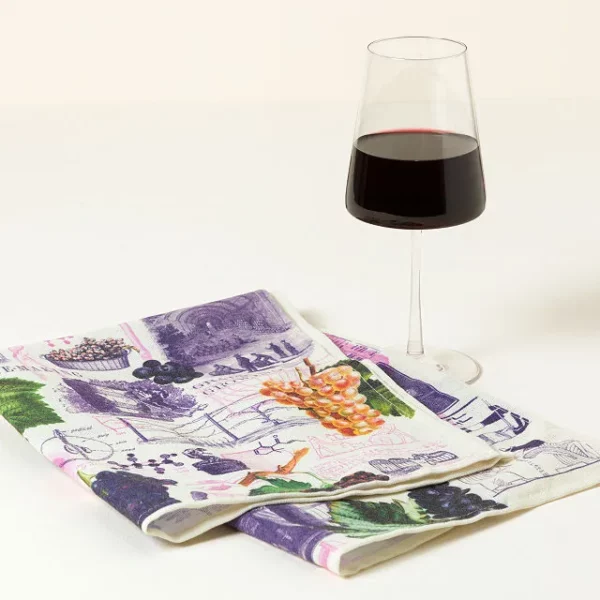 The Science Of Wine Dish Towel 2