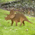 Triceratops Garden Sculpture - Set Of 2 1